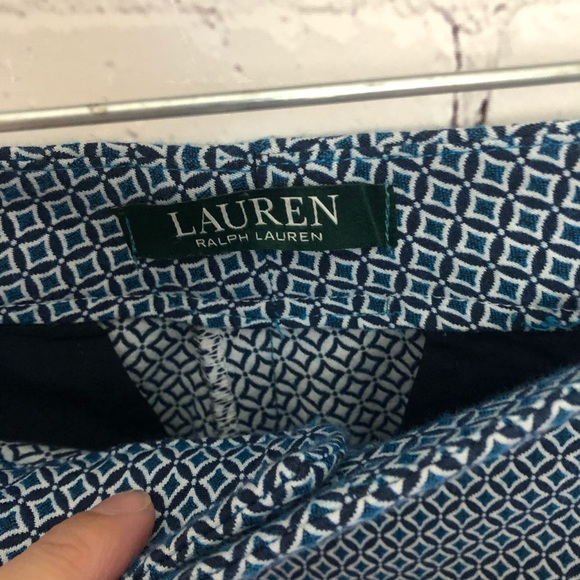 Lauren Ralph Lauren Blue Diamond Pants - Picture 5 of 7